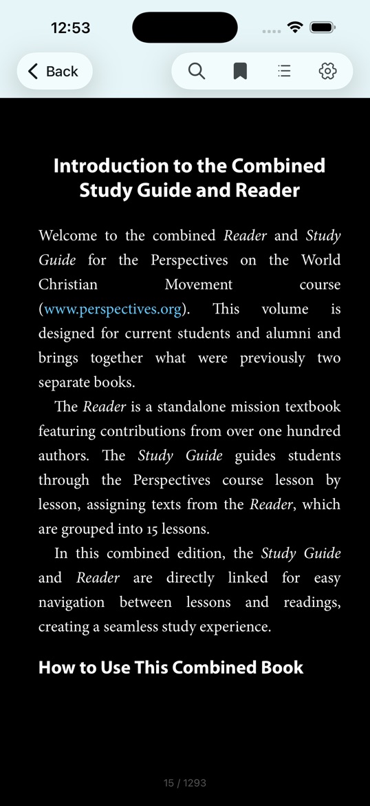 Lumina Reader app screen 3